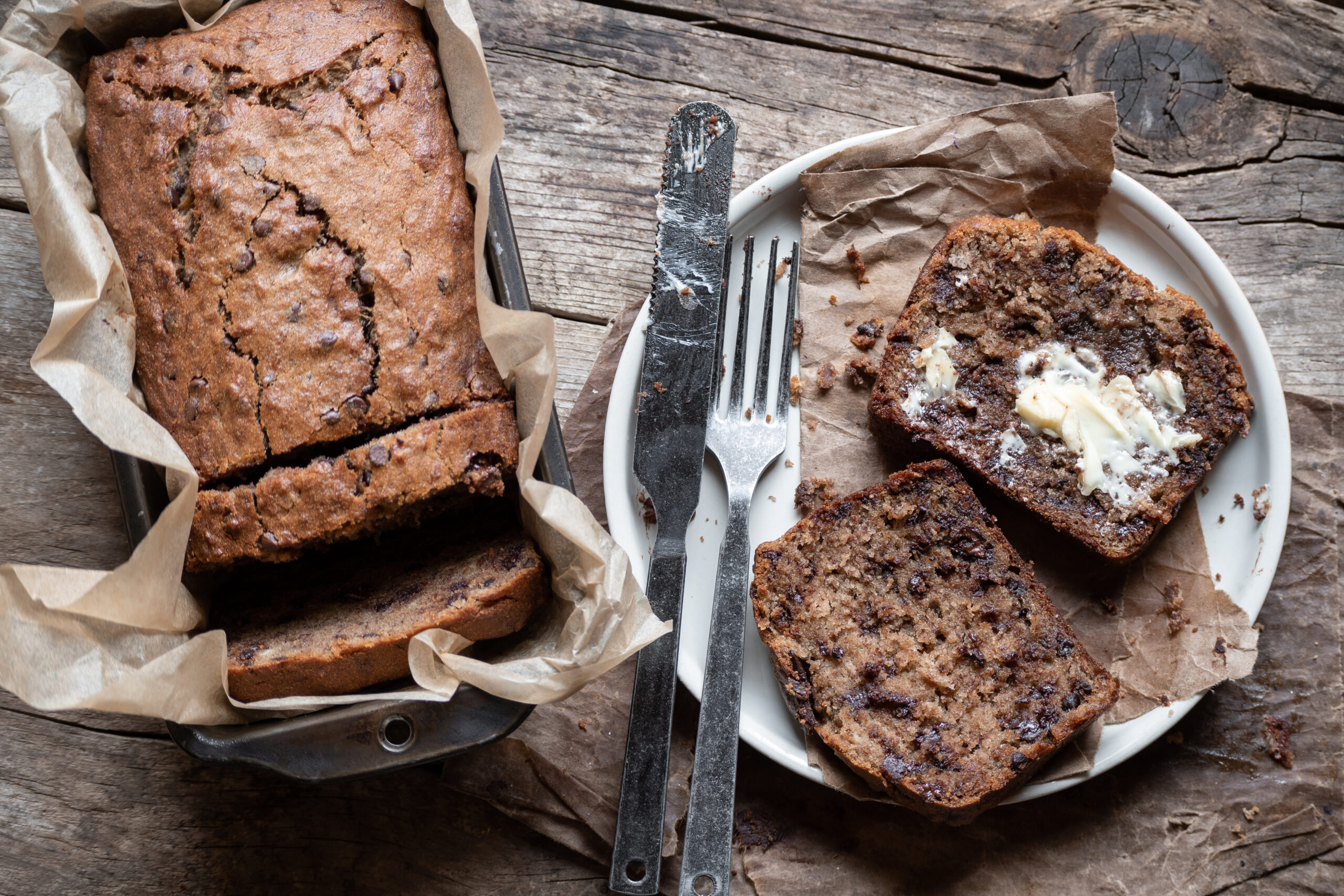 Grainfree Chocolate Chip Banana Bread The Pioneer Chicks